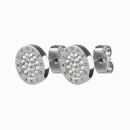 Dyrberg Kern Alecia Silver Earrings - Crystal